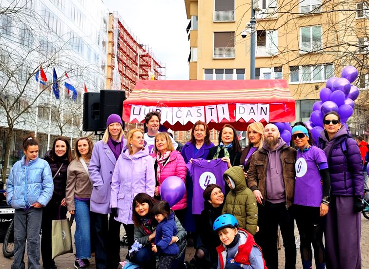 Zagreb obilježio Ljubičasti dan!